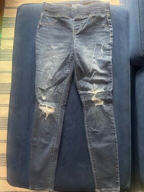 Old Navy Blue Distressed Women’s Skinny Jeans